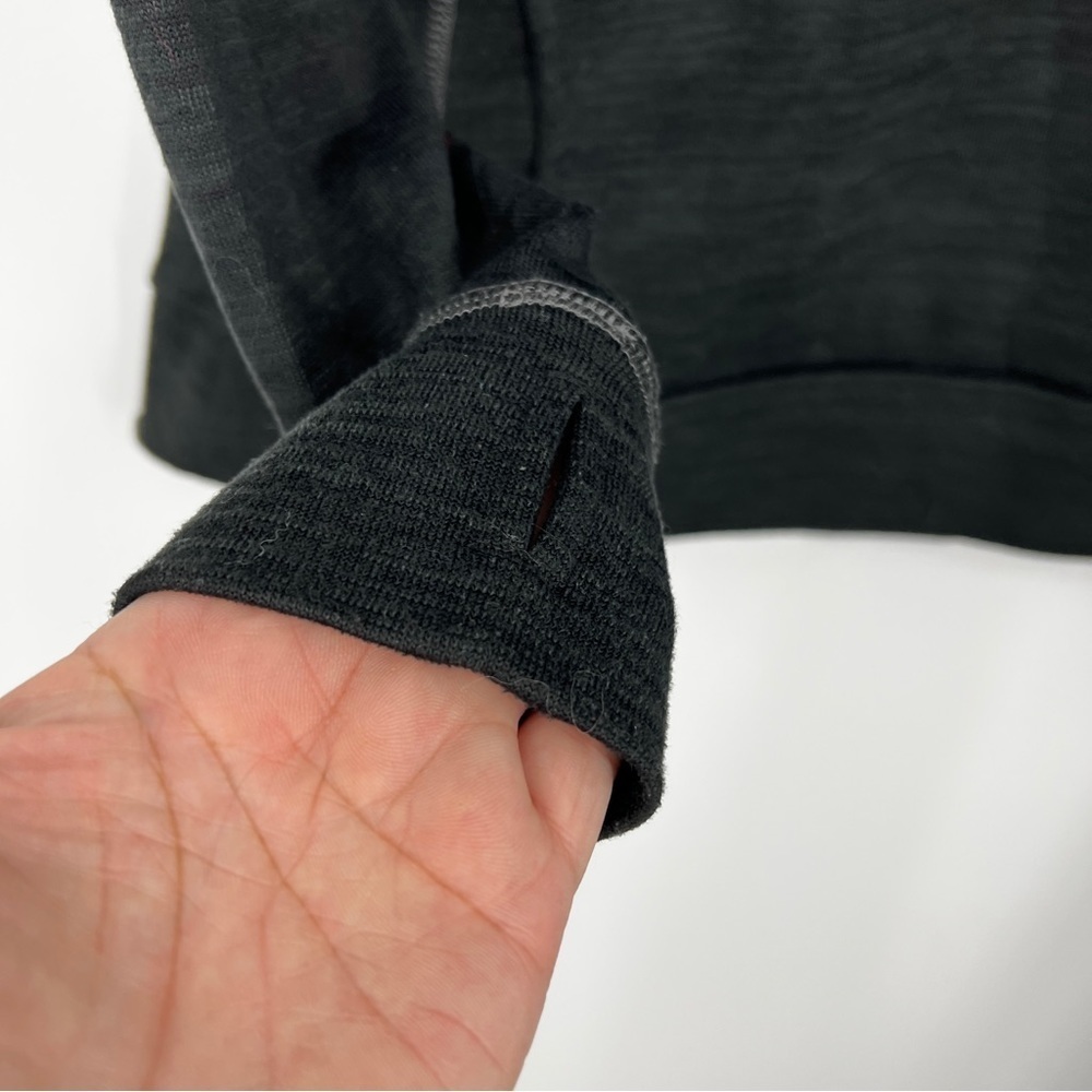 KÜHL Women's LEA Cowl neck Long Sleeved Carbon Dark Grey Pullover Size Large - Picture 8 of 11